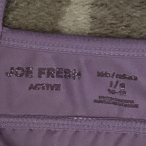 Purple, White, and Brown Crop Tops, size 10-12 Youth - Picture 7 of 8